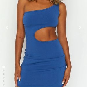 NWT Blue Beginning Boutique Dress M